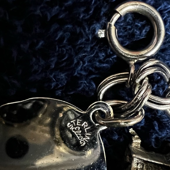 FINAL Price…..Sterling Silver Charm Bracelet A Travelers Delight - Picture 11 of 12